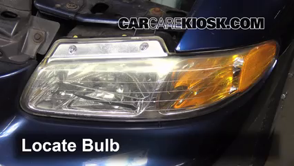 2000 Plymouth Voyager 3.3L V6 Lights Highbeam (replace bulb)